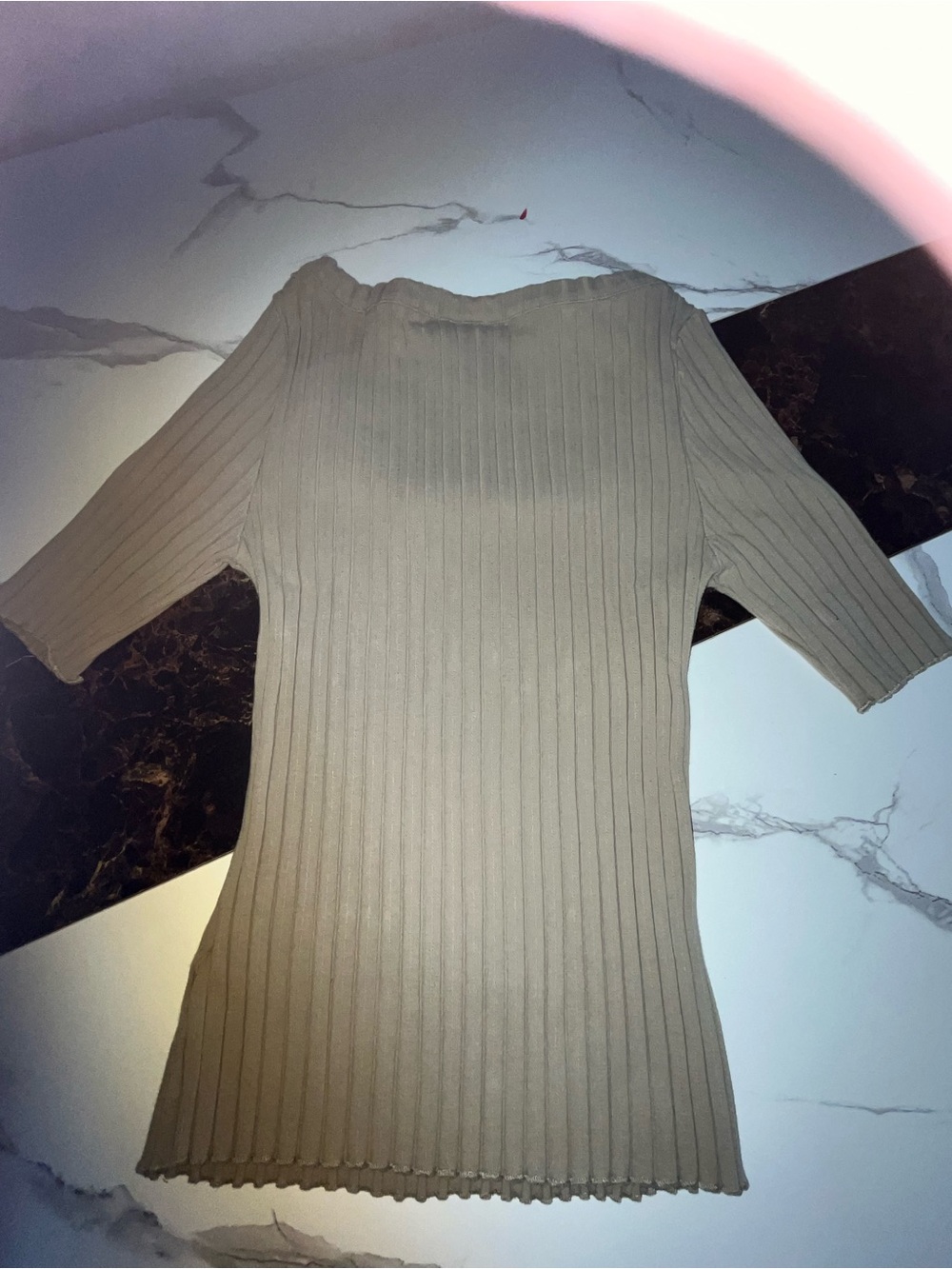 H&M Ribbed Square Neck Top - Size [S] - Excellent Condition - Picture 3 of 6